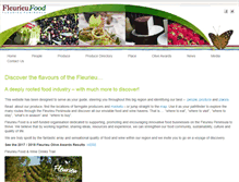 Tablet Screenshot of fleurieufood.com.au
